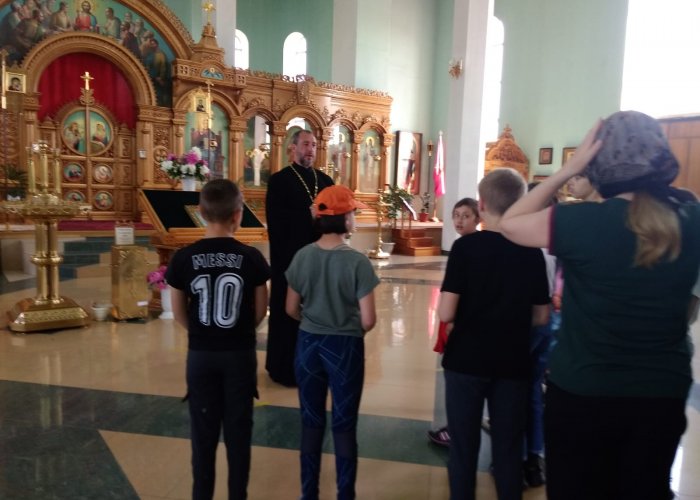 Дети посетили Свято - Троицкий храм г. Гулькевичи.