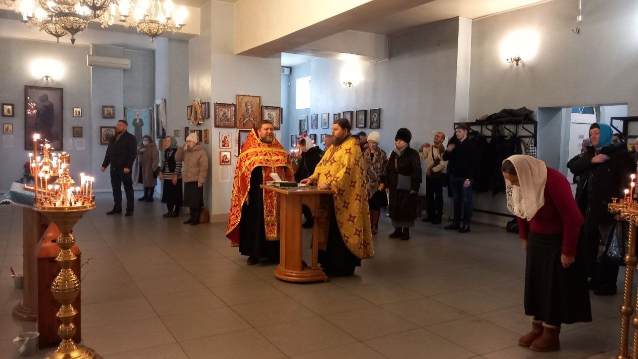 Благодарственный молебен 31 декабря