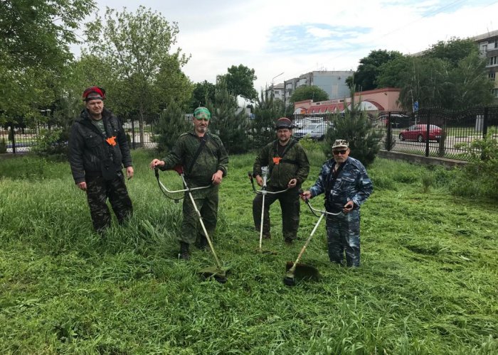 Благодарность казакам Хуторского казачьего общества "Гулькевичи"