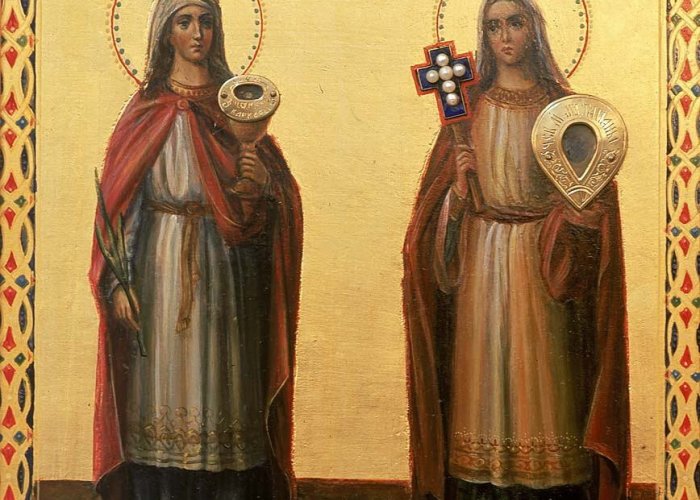 Великомученица Варвара и мученица Иулиания