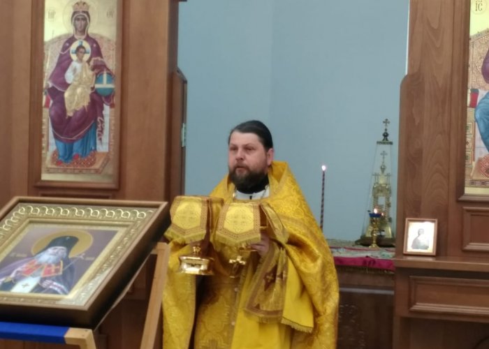 Литургия в часовне в честь Святого Луки Крымского
