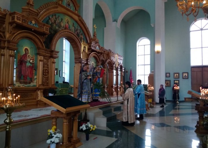 Состоялась праздничная Божественная Литургия в честь иконы Казанской иконы Божьей Матери